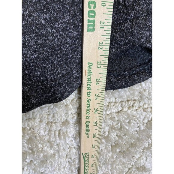 Eddie Bauer Womens Full Zip Hoodie Black Gray Heather Lightweight Size Small - Picture 7 of 11